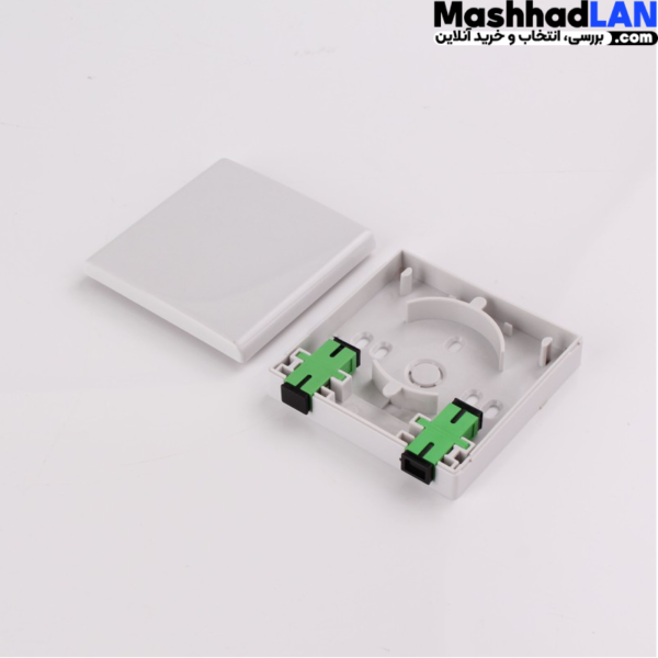 پریز ۲ کور روکار فیبر نوری ATB - Image 2