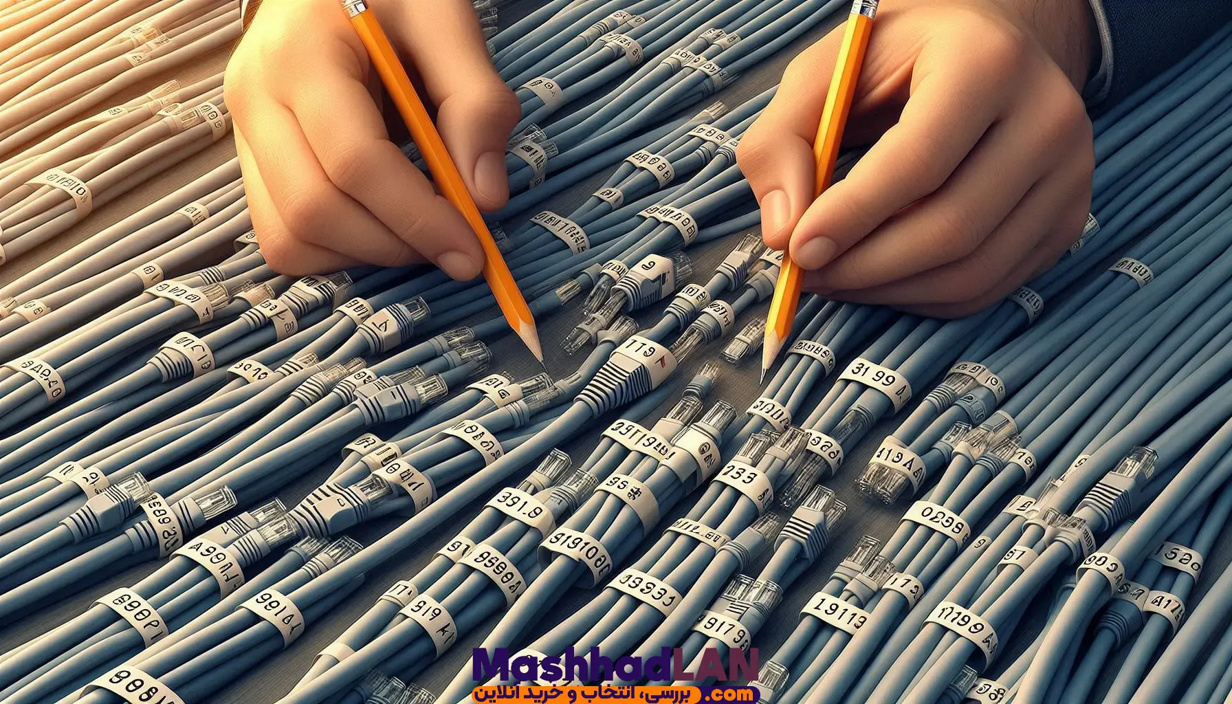 لیبل کابل شبکه