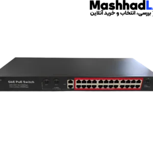 سوئیچ 24 پورت poe شبکه مدل FS424