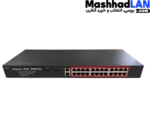 سوئیچ 24 پورت poe شبکه مدل FS424G