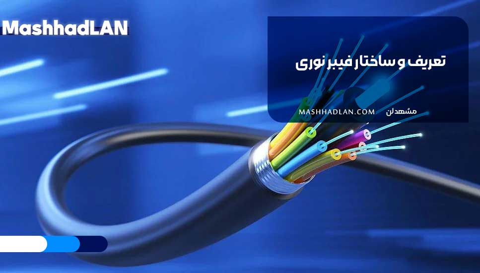 تعریف و ساختار فیبر نوری